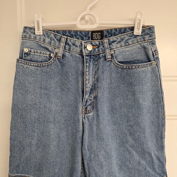Women's BDG Urban Outfitters Two-Tone Denim "Jogger" High Waist Jeans | Size 25 - Picture 3 of 10